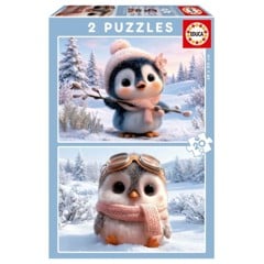 Educa 2X20 Cute Penguins (80-20505)