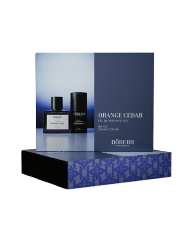 Noberu - Giftbox Orange Cedar - Orange - Eau de Parfum 50 ml & Deodorant 75 ml
