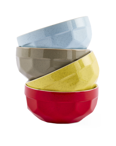 POLSPOTTEN - Polygon Miski Śniadaniowe - 720 ml - Zestaw 4 szt.