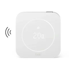 Tado Wireless Temperature Sensor X (2:a Generationen) – Tilläggssensor för Smarta Radiatortermostater, USB-C Laddningsbar – Matt Vit