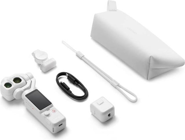 DJI - Osmo Pocket 4P Standard Combo (Pearl White)