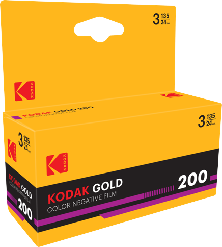 Kodak - Gold 200 35 mm kolorowy film negatywowy - 3 szt. po 24 klatki