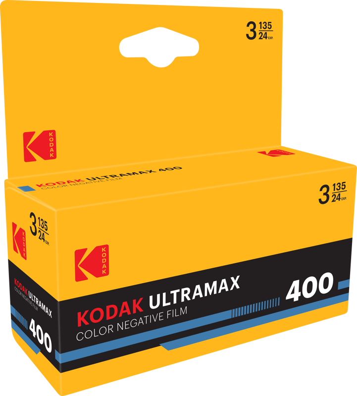 Kodak - UltraMax 400 35 mm Farbnegativfilm - 3er-Pack mit 24 Aufnahmen