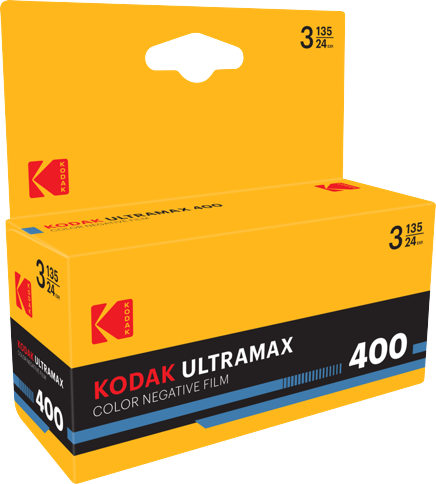 Kodak - UltraMax 400 35 mm kolorowy film negatywowy - 3 szt. po 24 klatki