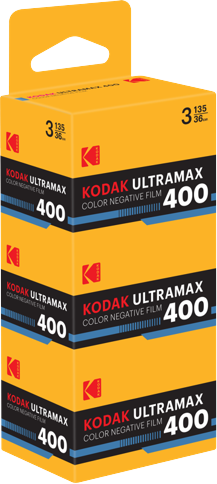 Kodak - UltraMax 400 35 mm kolorowy film negatywowy - 3 szt. po 36 klatek