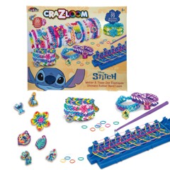 Lexibook - Stitch CraZLoom Ultimate Gummiband Webstuhl