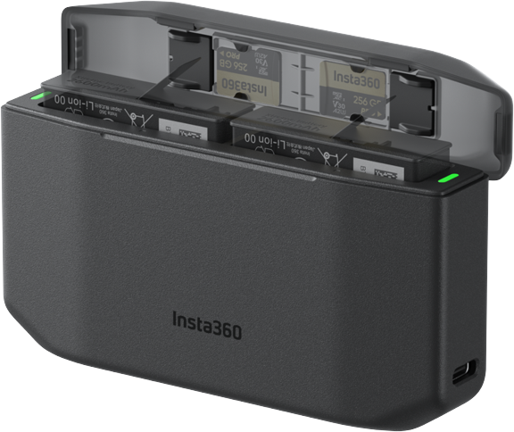 Insta360 - X6 Fast Charge Case - Ladda tre batterier samtidigt