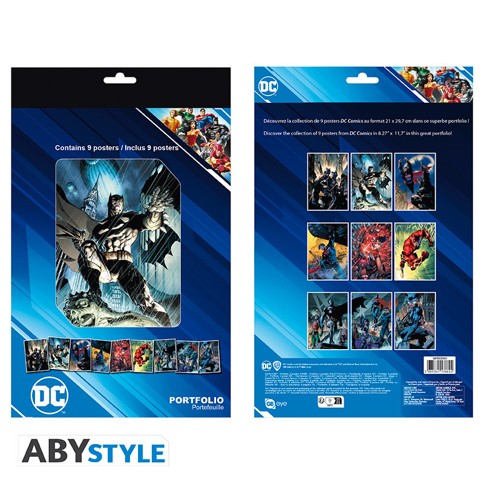 DC Comics - 9 Poster Portfolio - The Justice League
