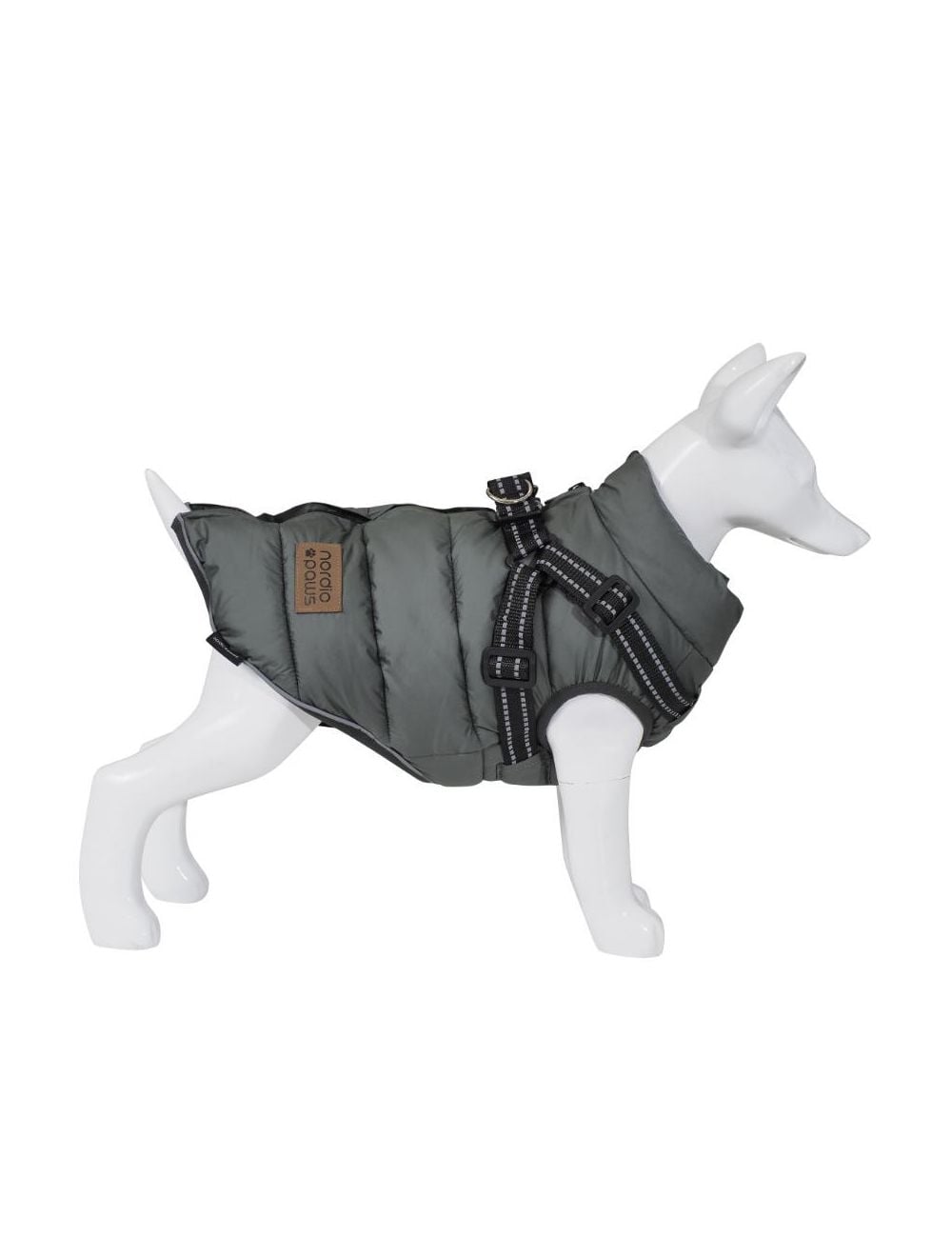Nordic paws - Dogcoat with harness  45cm - Vea Puffer