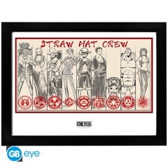 One Piece - Straw Hat Crew - Framed Print