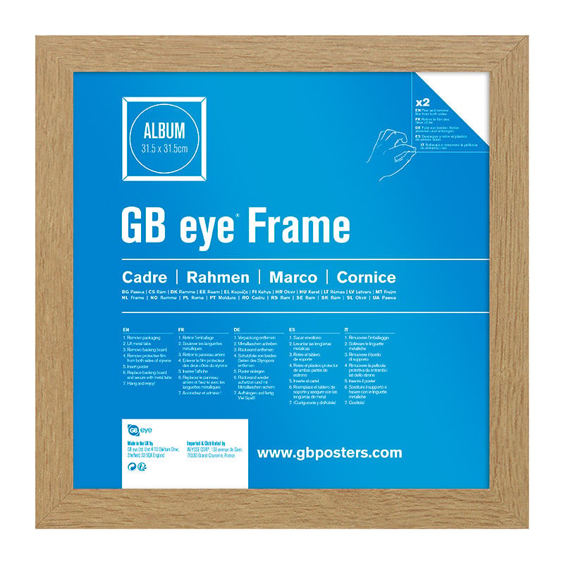 Album & Vinyl Frame - Oak