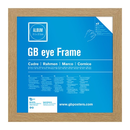 Album & Vinyl Frame - Oak