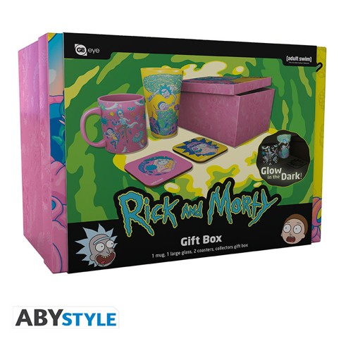 Rick And Morty - XXL Glass + Mug + 2 Coasters - Pack