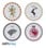 Game Of Thrones - Set Of 4 Plates (Houses)