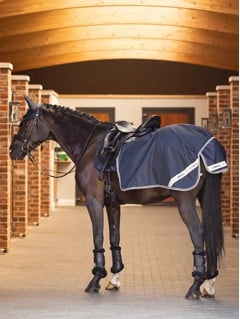 Lemieux - Arika Waterproof Quarter Sheet - Navy - Medium
