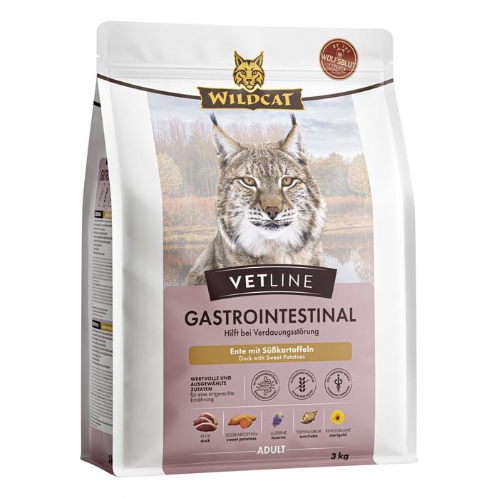 Wildcat - Vetline Gastrointestinal - Duck - 400gr Kattefoder