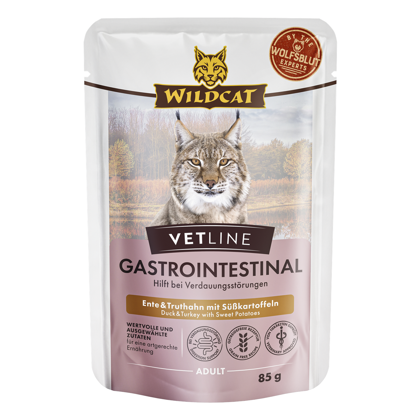 Wildcat - Vetline Gastrointestinal - Duck & Turkey 85 gr