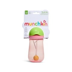 Munchkin - Tip & Sip Straw Cup - Blue - 296 ml