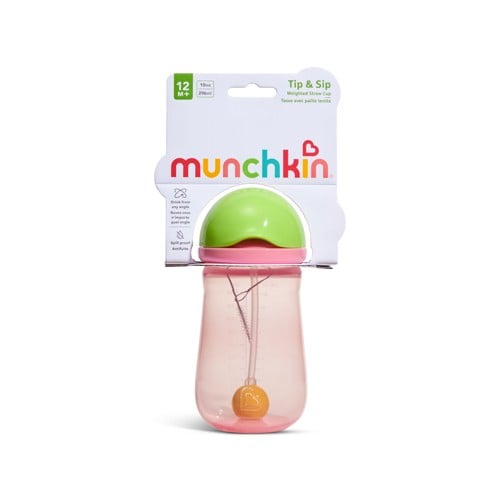 Munchkin - Tip & Sip Straw Cup - Blue - 296 ml