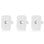 Reer - WinLock Window and Balcony Door Lock - White - 3 pcs