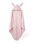 Teddykompaniet - Baby Hooded Towel - Pink Bunny - 75x75 cm