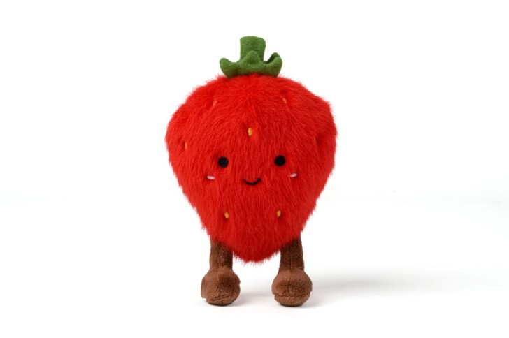 Teddykompaniet - Strawberry, 12 cm (TK4424)
