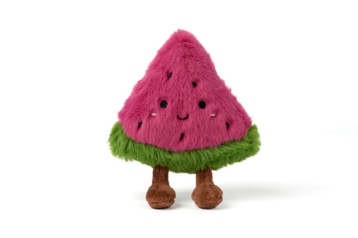 Teddykompaniet - Teddy Fruits - Watermelon, 11 cm (TK4425)