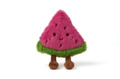 Teddykompaniet - Teddy Fruits - Watermelon, 11 cm (TK4425)