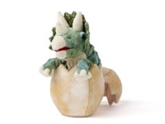 Teddykompaniet - Hand Puppet - Triceratops in Egg, 20 cm (TK4430)
