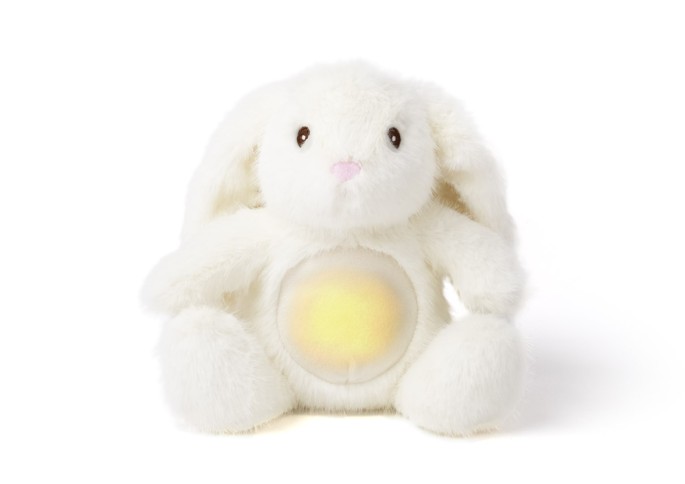 Teddykompaniet - Bunny Night Light with Sound, 25 cm (TK4438)