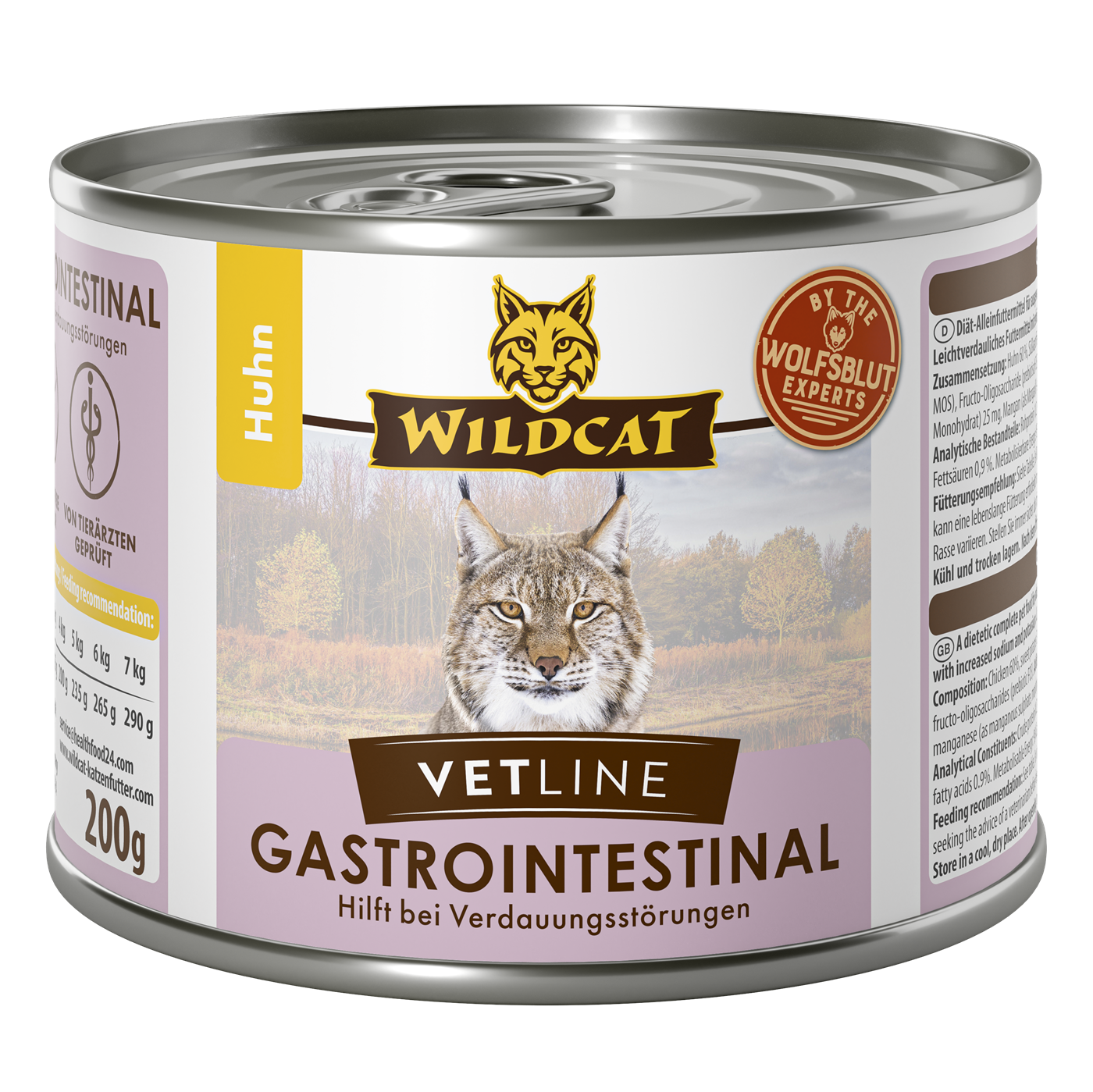 Wildcat - Vetline Gastrointestinal - Kylling 200 gr