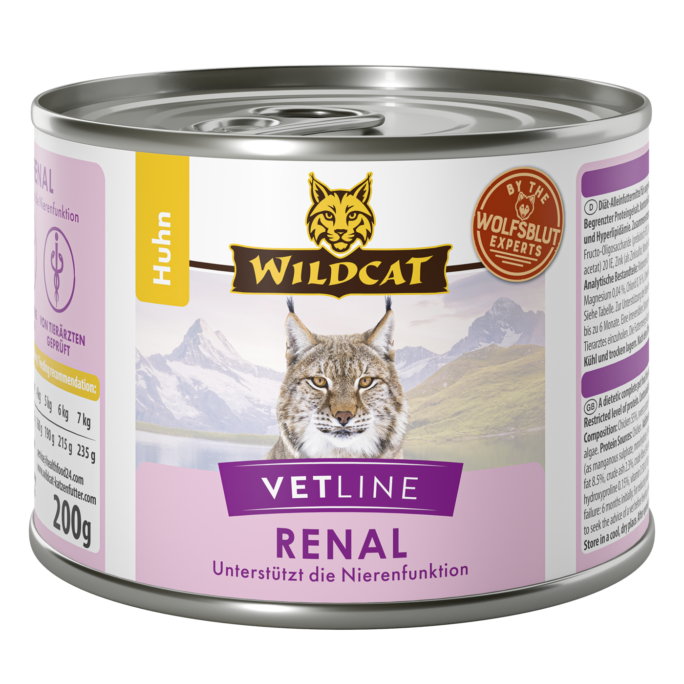 Wildcat - Vetline Renal - Kylling 200 gr