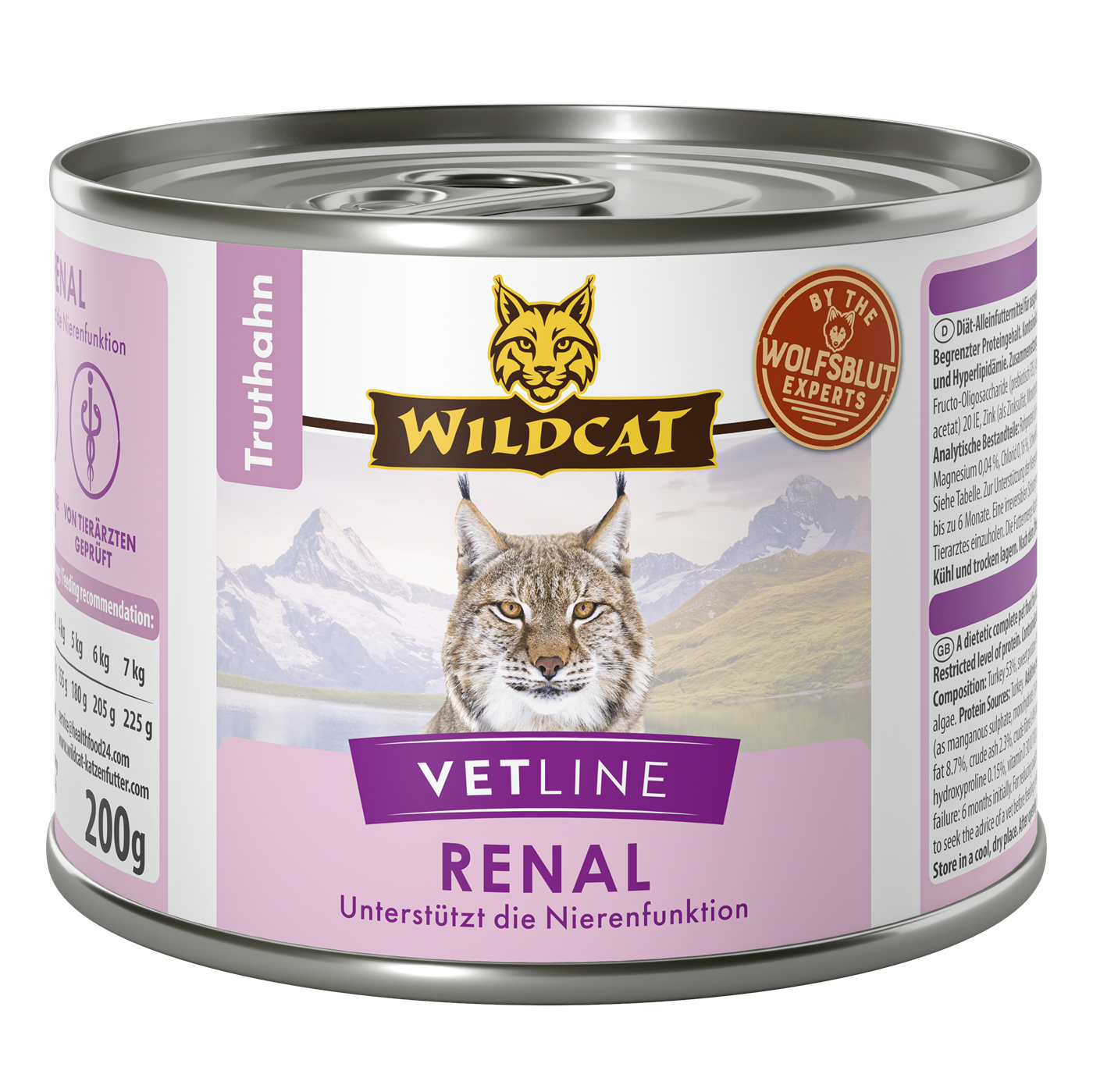 Wildcat - Vetline Renal - Turkey 200 gr