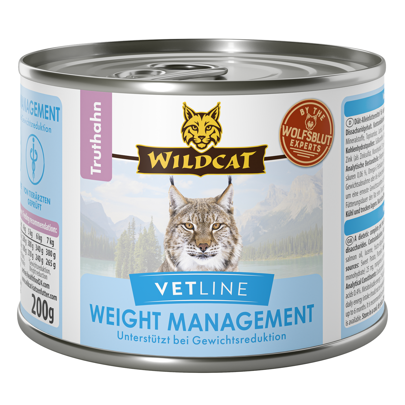 Wildcat - Vetline Weight Management - Turkey 200 gr