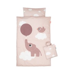 Done by Deer - Bettwäsche Baby Elphee - Rosa - 70 x 100 cm