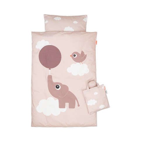 Done by Deer - Bedlinen Junior DK Elphee - Powder - 100 x 140 cm