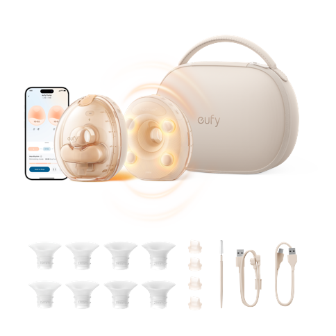 eufy S2 Pro Brystpumpe – VibraPump Massasje & HeatFlow 2.0