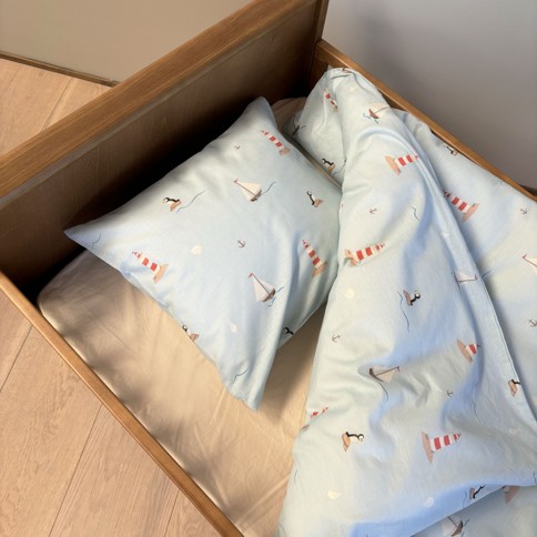 Bed Linen – Sailor Puffin, 70x100 cm & 40x45 cm