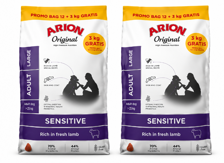 ARION - 2 x Original sensitive large 15kg bag