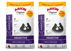 ARION - 2 x Original sensitive large 15kg bag