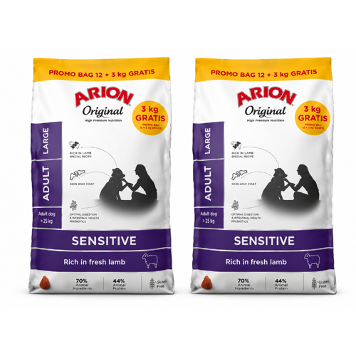 ARION - 2 x Original sensitive large 15kg bag