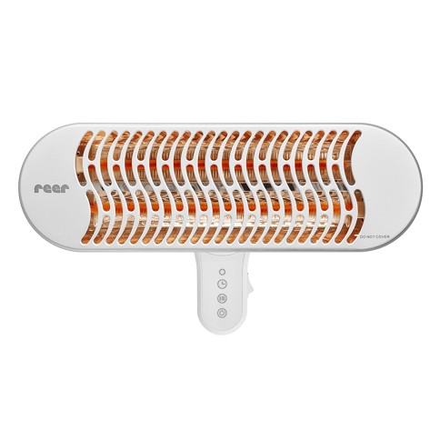 Reer - HeatCare Wall-Mounted Heater - White and Grey - 44.5 x 26.5 x 16 cm
