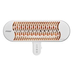 Reer - HeatCare Wall-Mounted Heater - White and Grey - 44.5 x 26.5 x 16 cm