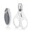 Reer - BabyCare Nail Care Set - White and Grey - 9.7 x 1.8 x 17 cm