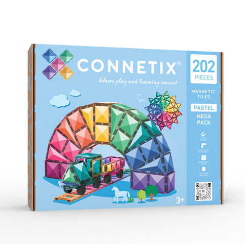 Connetix - Pastel Mega Pack 202 pc (CT-P2-00202-ME)