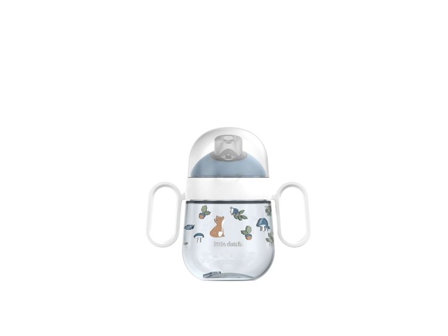 Little Dutch - Non-spill sippy cup - Forest Friends - Blue - 200 ml