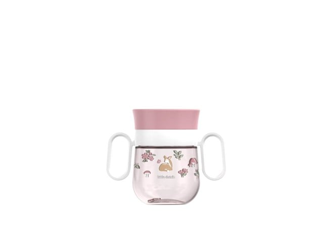 Little Dutch - 360° trainer cup - Pink - 200 ml