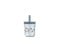 Little Dutch - Children's glass with straw - Blue - 250 ml