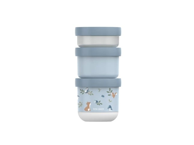 Little Dutch - Stackable snackbox - Blue