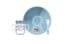 Little Dutch - Set baby dinnerware 3 pcs - Forest Friends - Blue